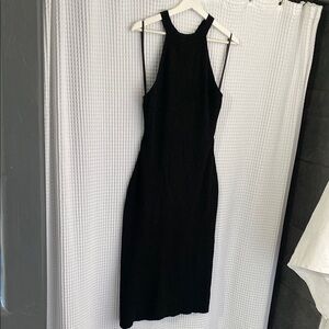 Banana Republic Black Backless Dress